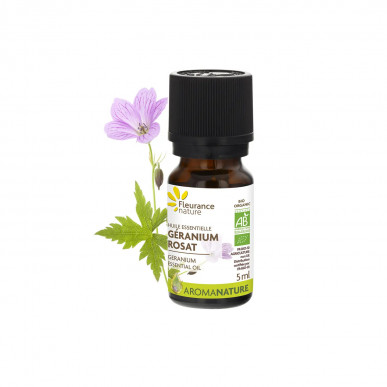 HUILE ESSENTIELLE DE GERANIUM ROSAT BIO