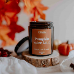 "Pumpkin Spice Latte" - Bougie naturelle parfumée - 25H