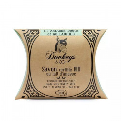 Savon Bio lait d'ânesse Amande Douce - Laurier 25g