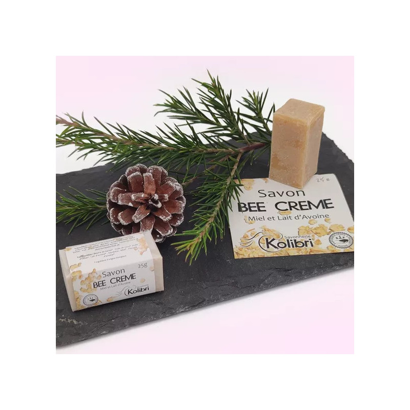 Savon BEE CREME - Miel et Lait d'Avoine - Format invité