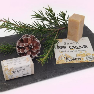 Savon BEE CREME - Miel et Lait d'Avoine - Format invité