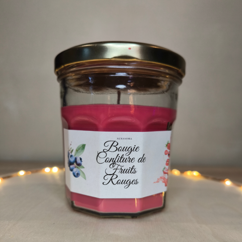 Bougie Artisanale Fruits rouges 35H