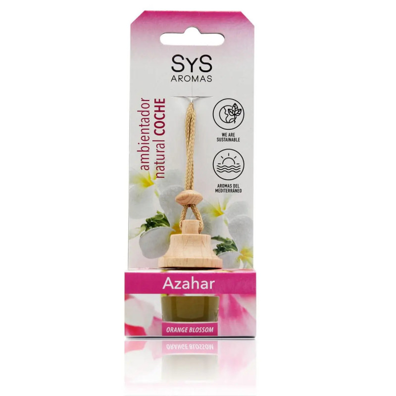 Désodorisant SYS Aromas pour voiture, fleur d'oranger, 7 ml