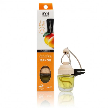 Désodorisant pour voiture Mango 7 ml avec clip SYS Aromas