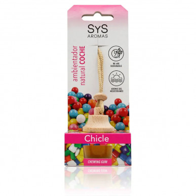 Désodorisant pour voiture chewing-gum SYS Aromas 7 ml