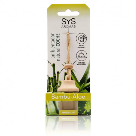 Désodorisant pour voiture à l'aloe vera et au bambou 7 ml SYS Aromas