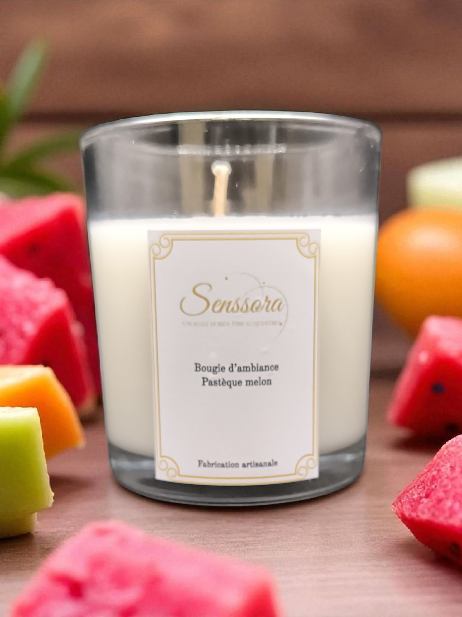 🍉 Bougie Pastèque Melon — Fraîcheur d’Été