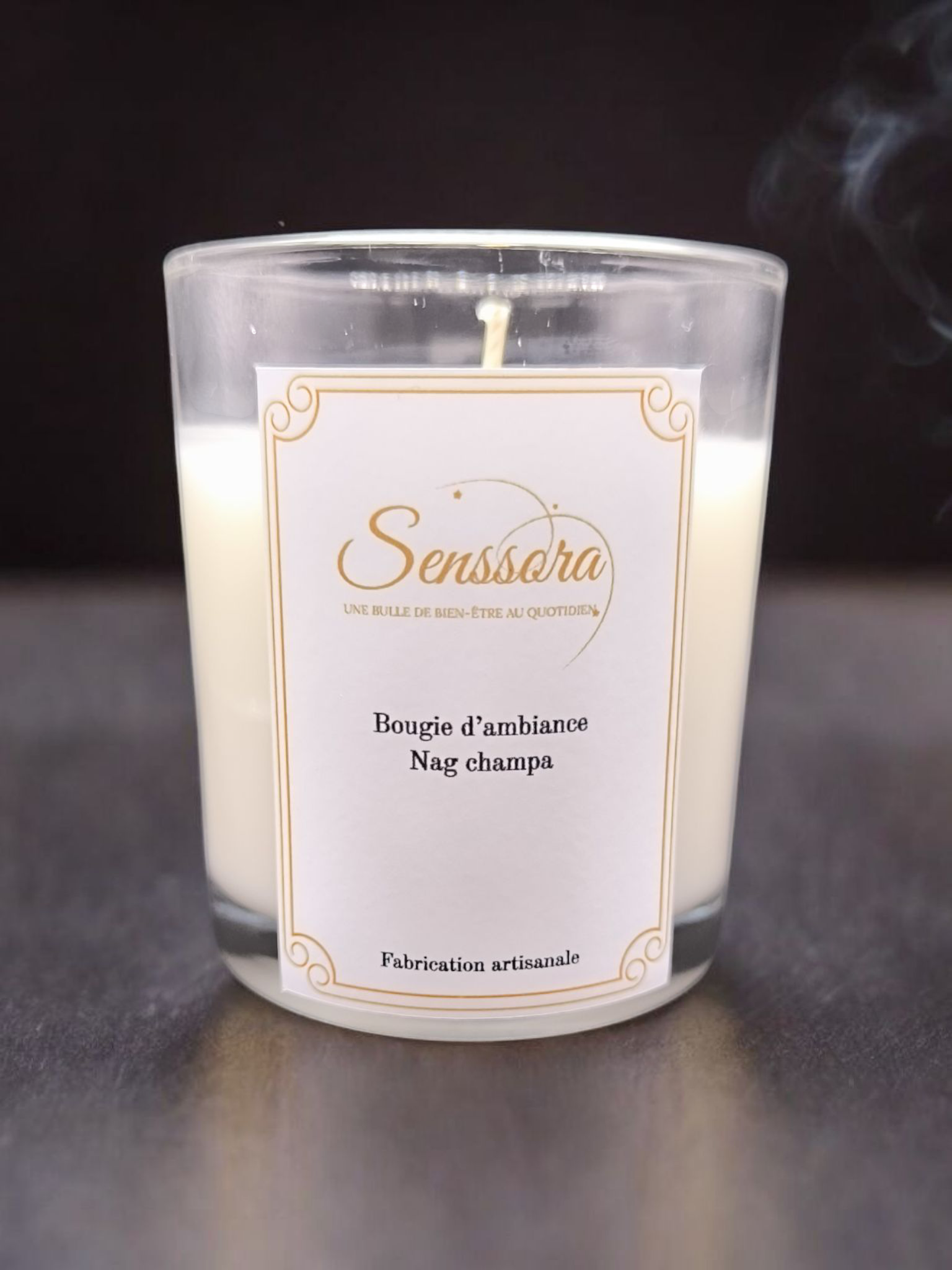 🕯️ Bougie Nag Champa — Atmosphère Mystique & Apaisante